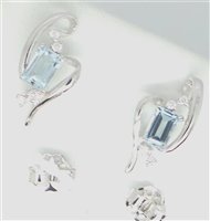 Orecchini Lorenza Gioielli Donna in Oro Acquamarina ORACQ - ORACQ